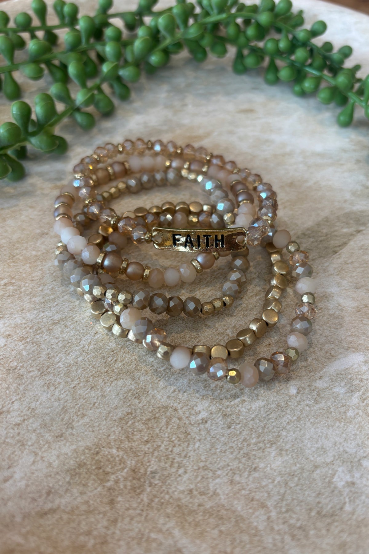 Faith Bracelet Champagne