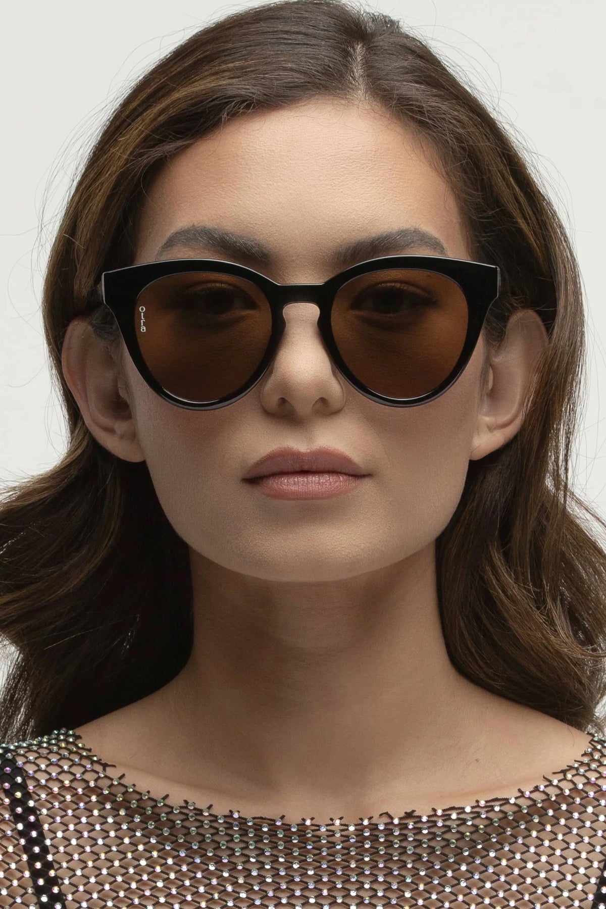 Lily Black Brown Sunnies