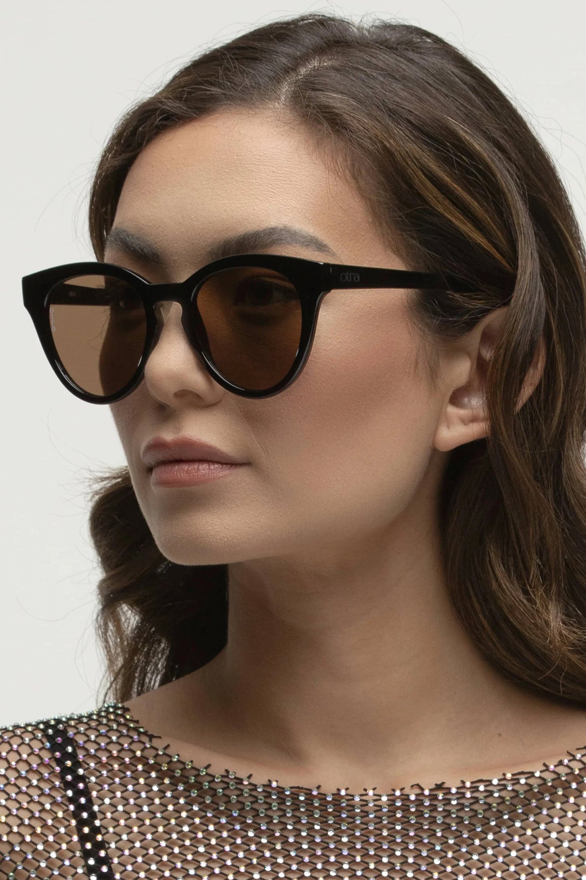 Lily Black Brown Sunnies