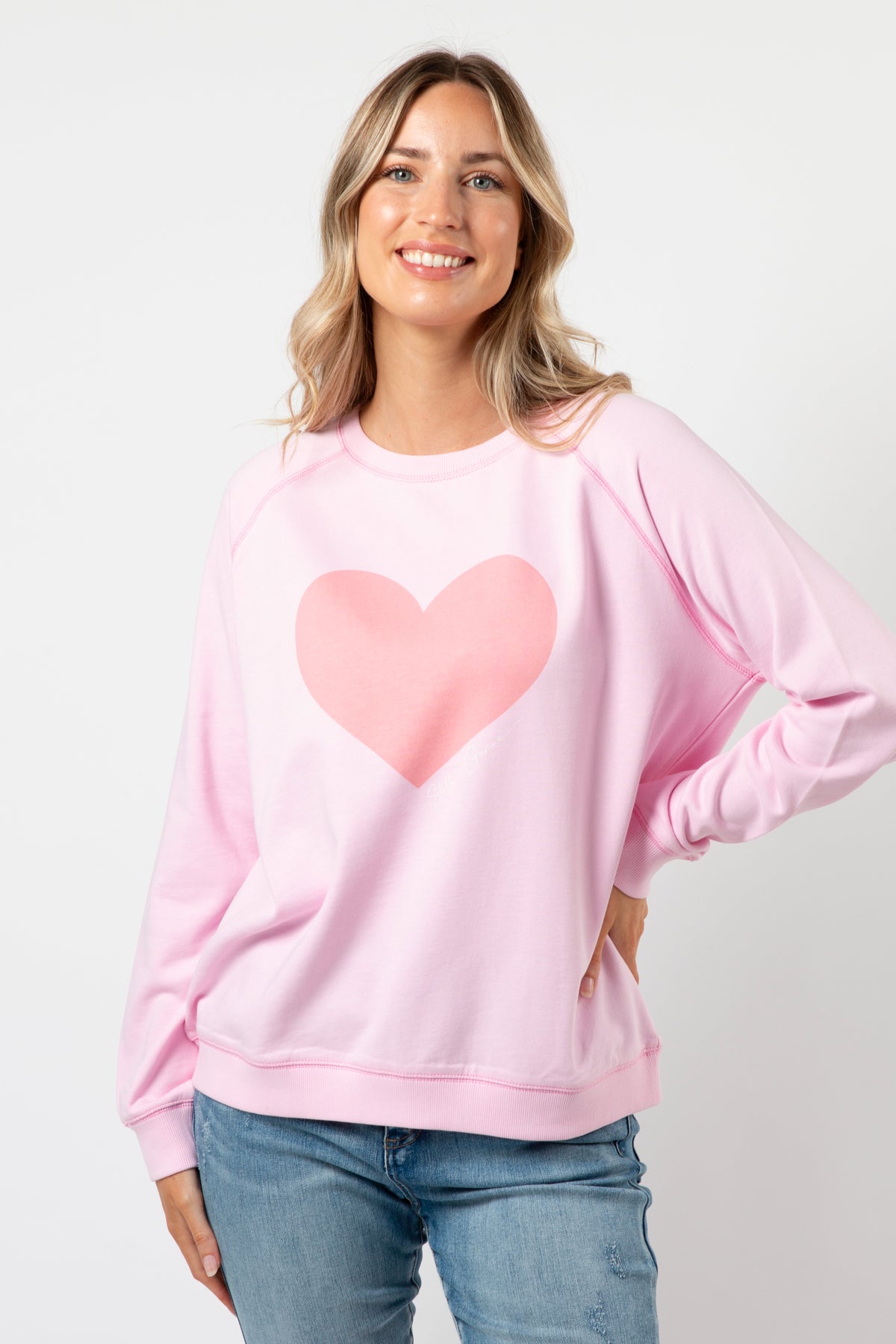 Classic Sweater Ballet With Flame Heart