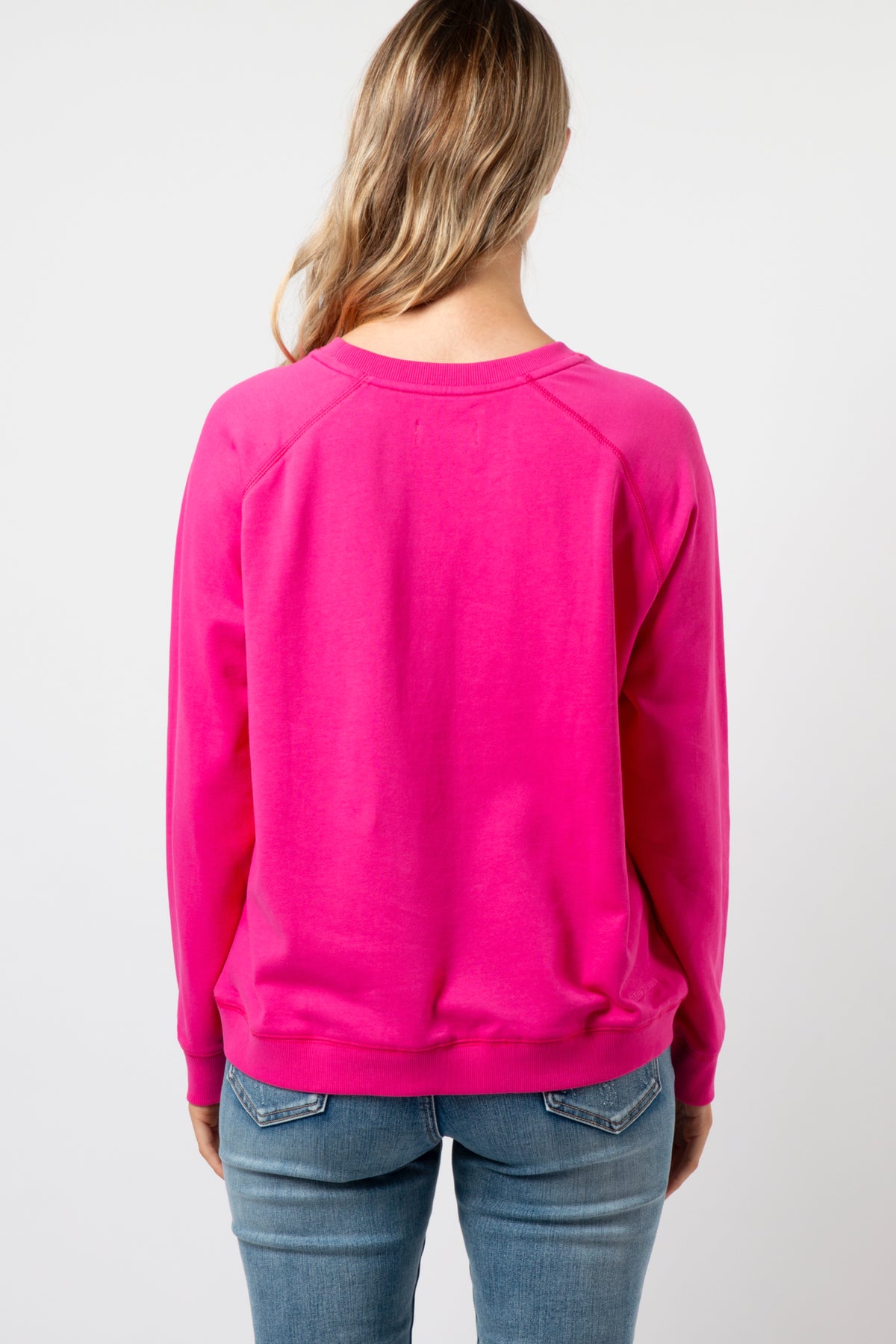 Classic Sweater Neon Pink With Bow