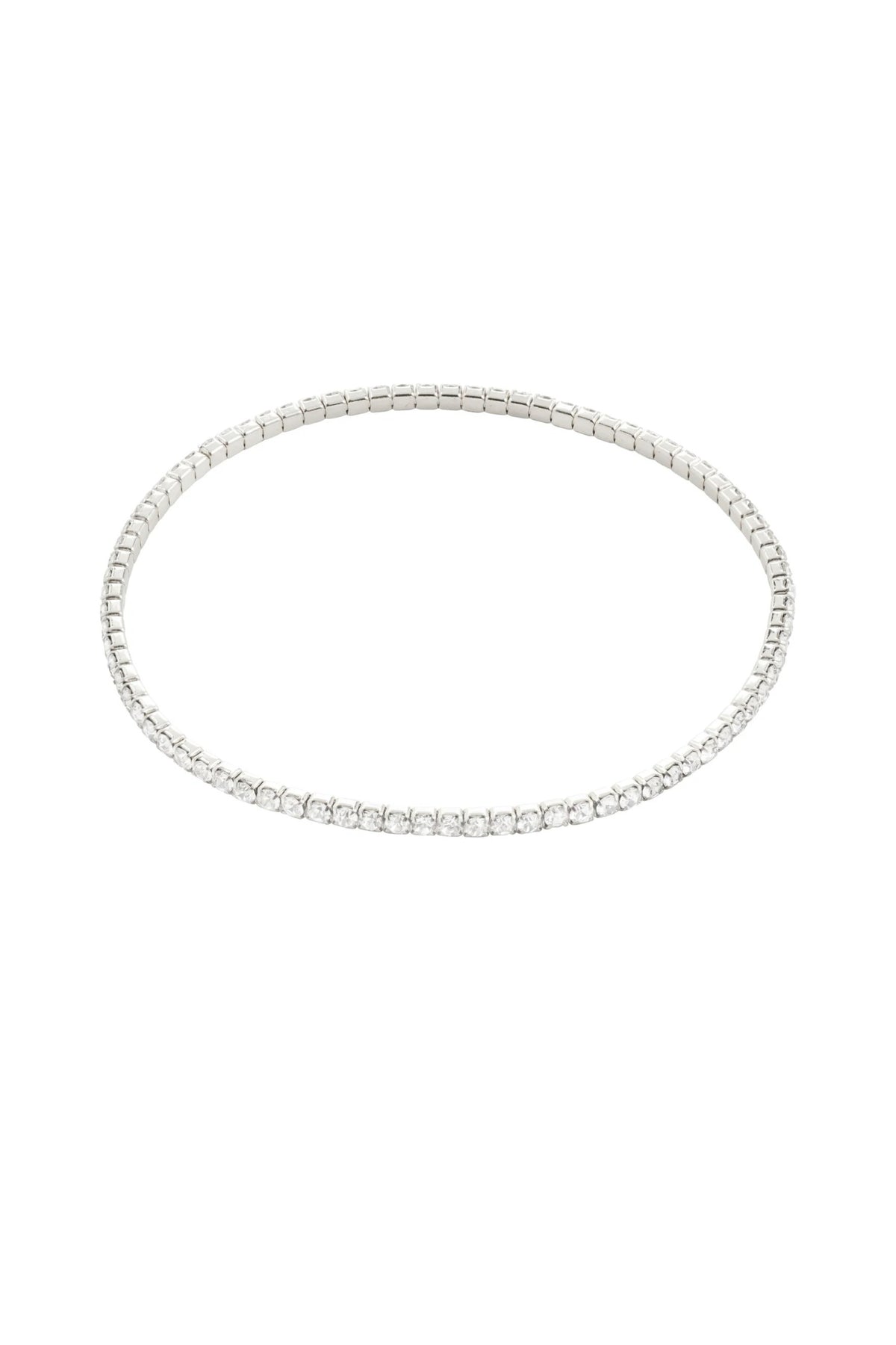 Arash Crystal Bracelet Silver-Plated