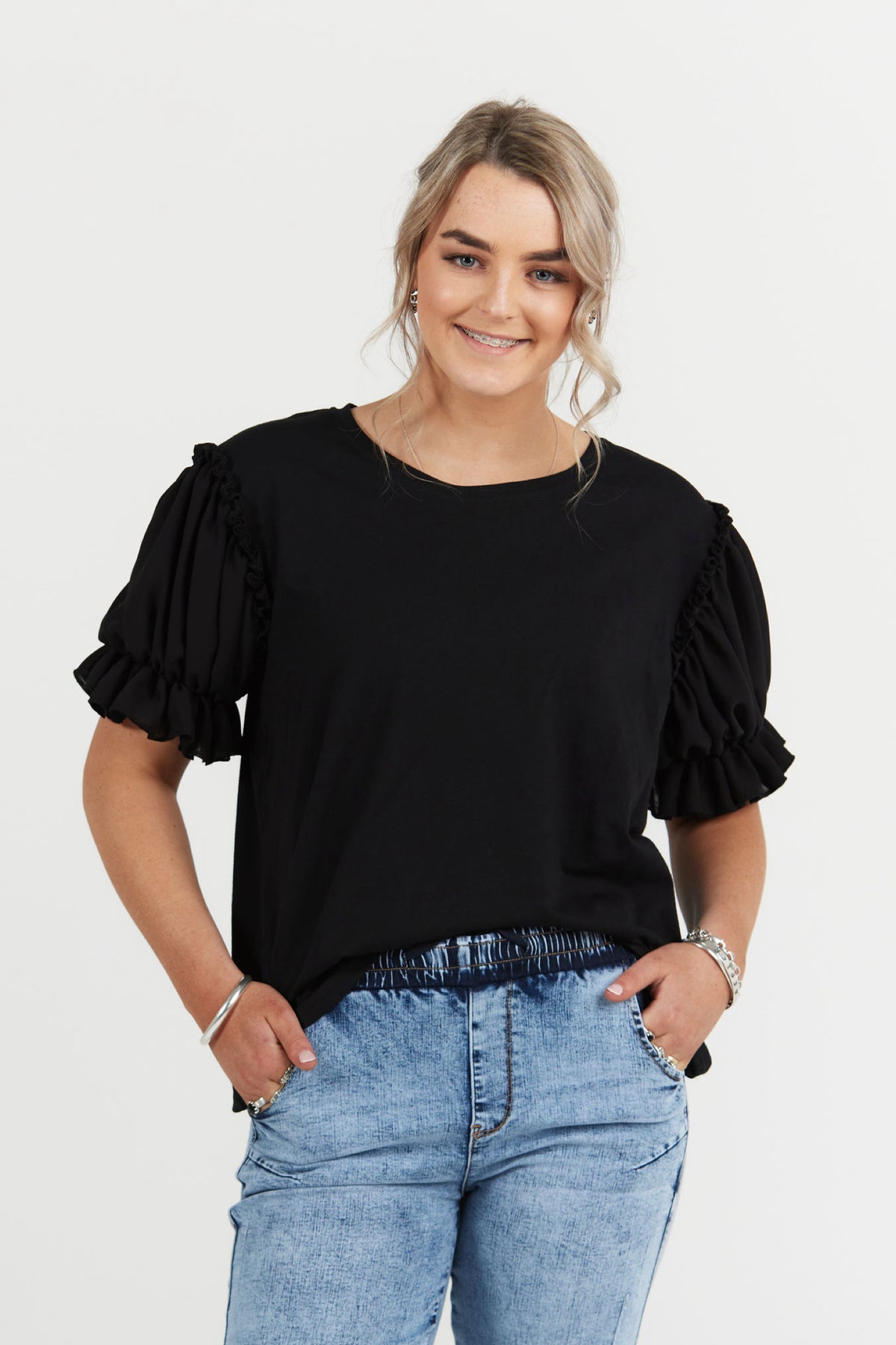 Rosa Top Black