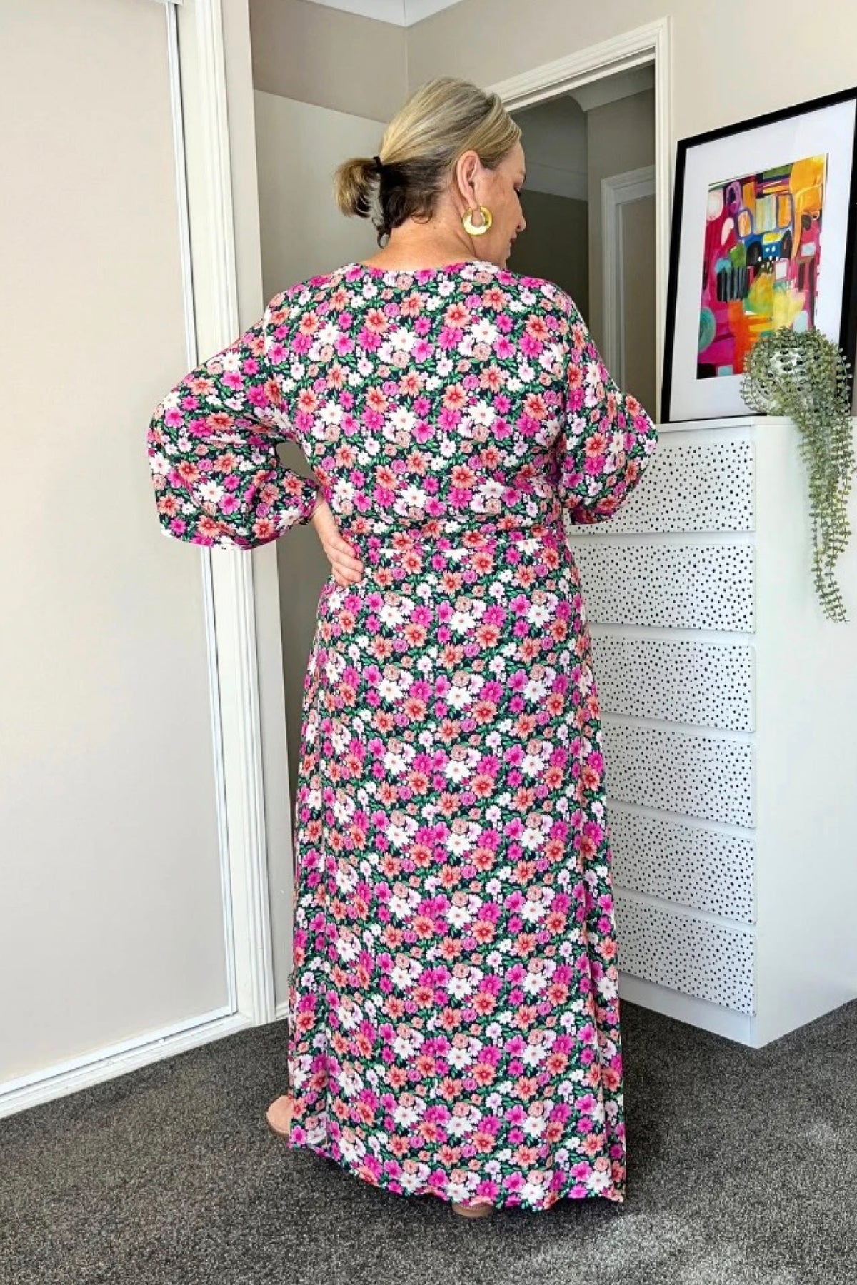 Zoe Dress Floral - PREORDER DELIVERY MID SEPTEMBER
