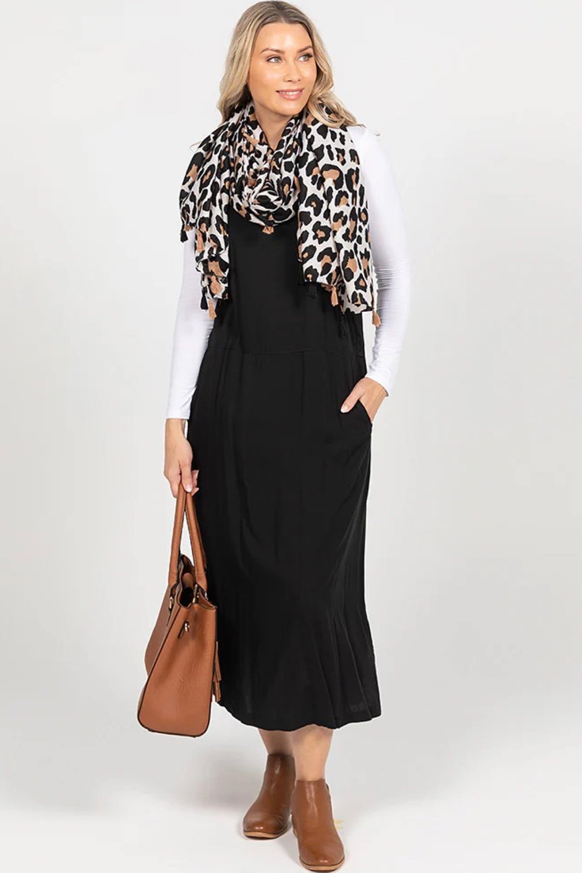 Apron Dress Black