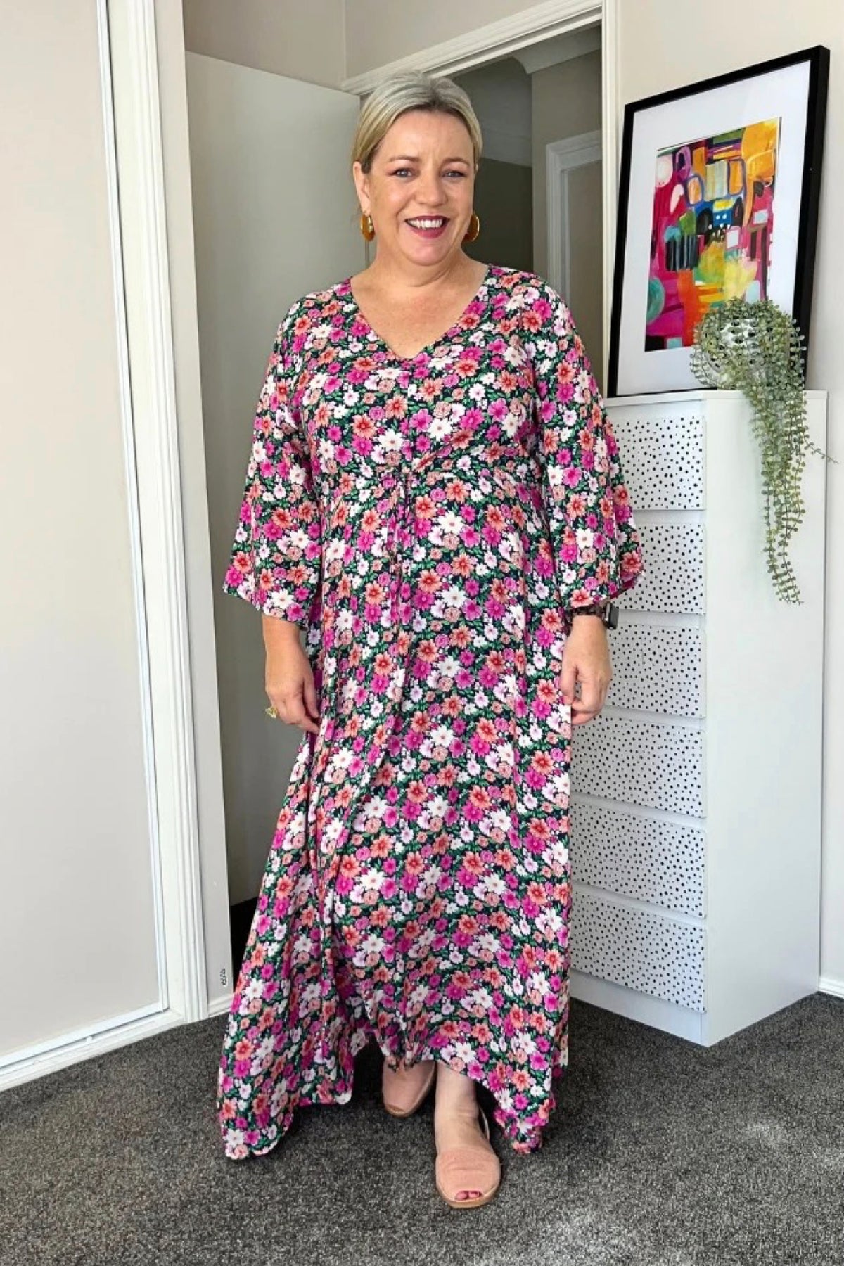 Zoe Dress Floral - PREORDER DELIVERY MID SEPTEMBER
