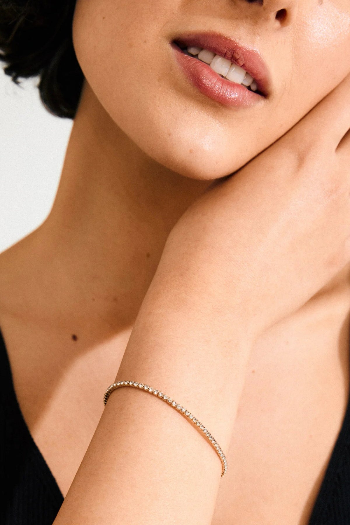 Arash Crystal Bracelet Gold-Plated