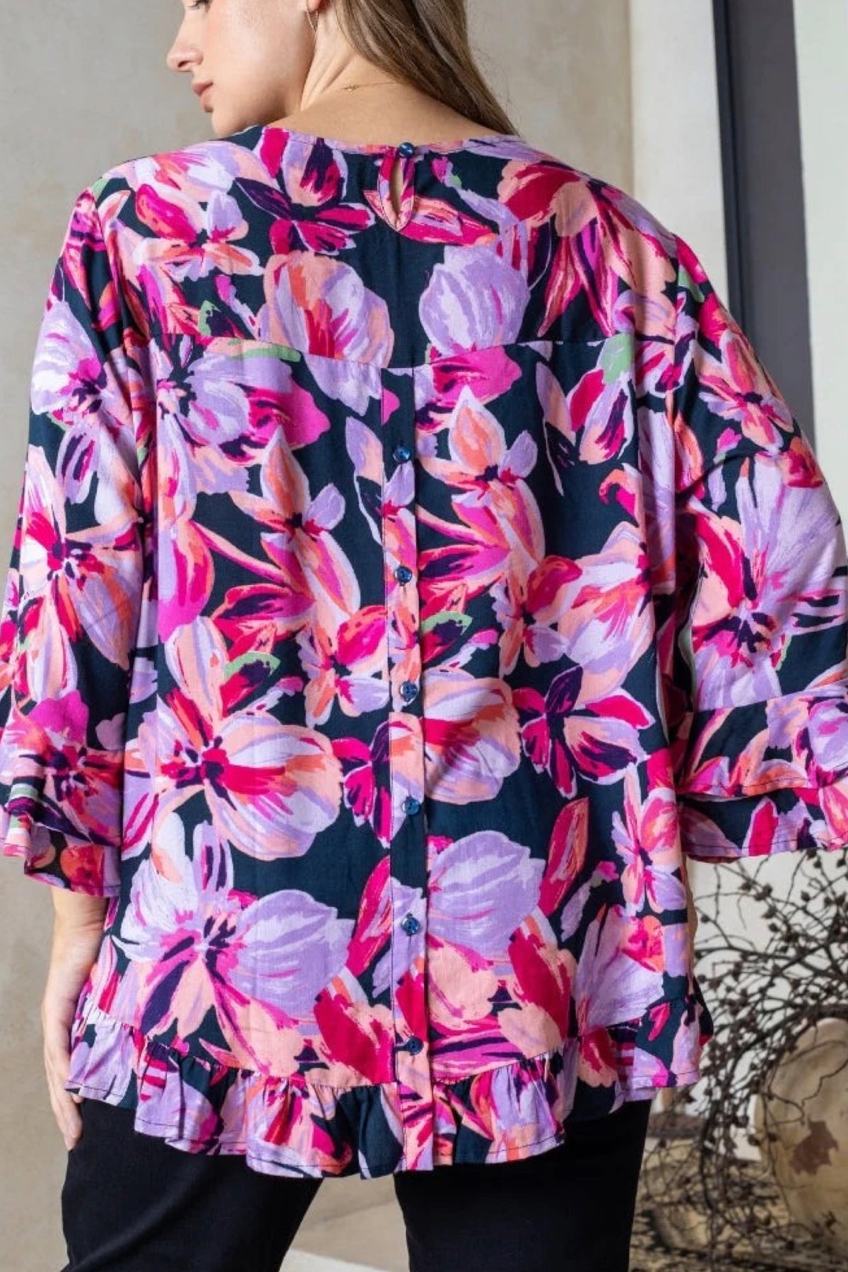 Felicity Top Lilac Floral - PREORDER DELIVERY MID SEPTEMBER