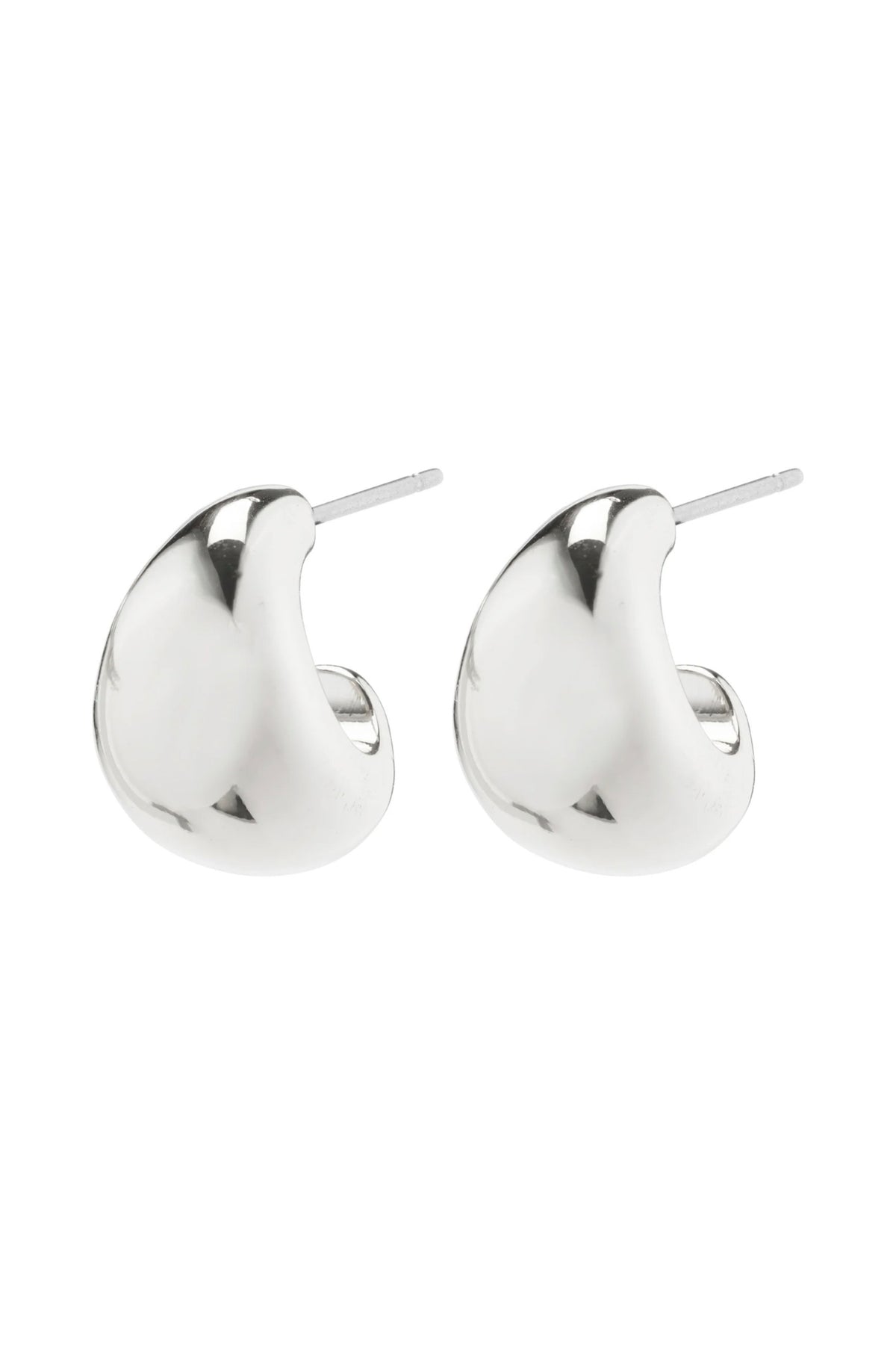 Alexane Chunky Mini Hoop Earrings Silver-Plated