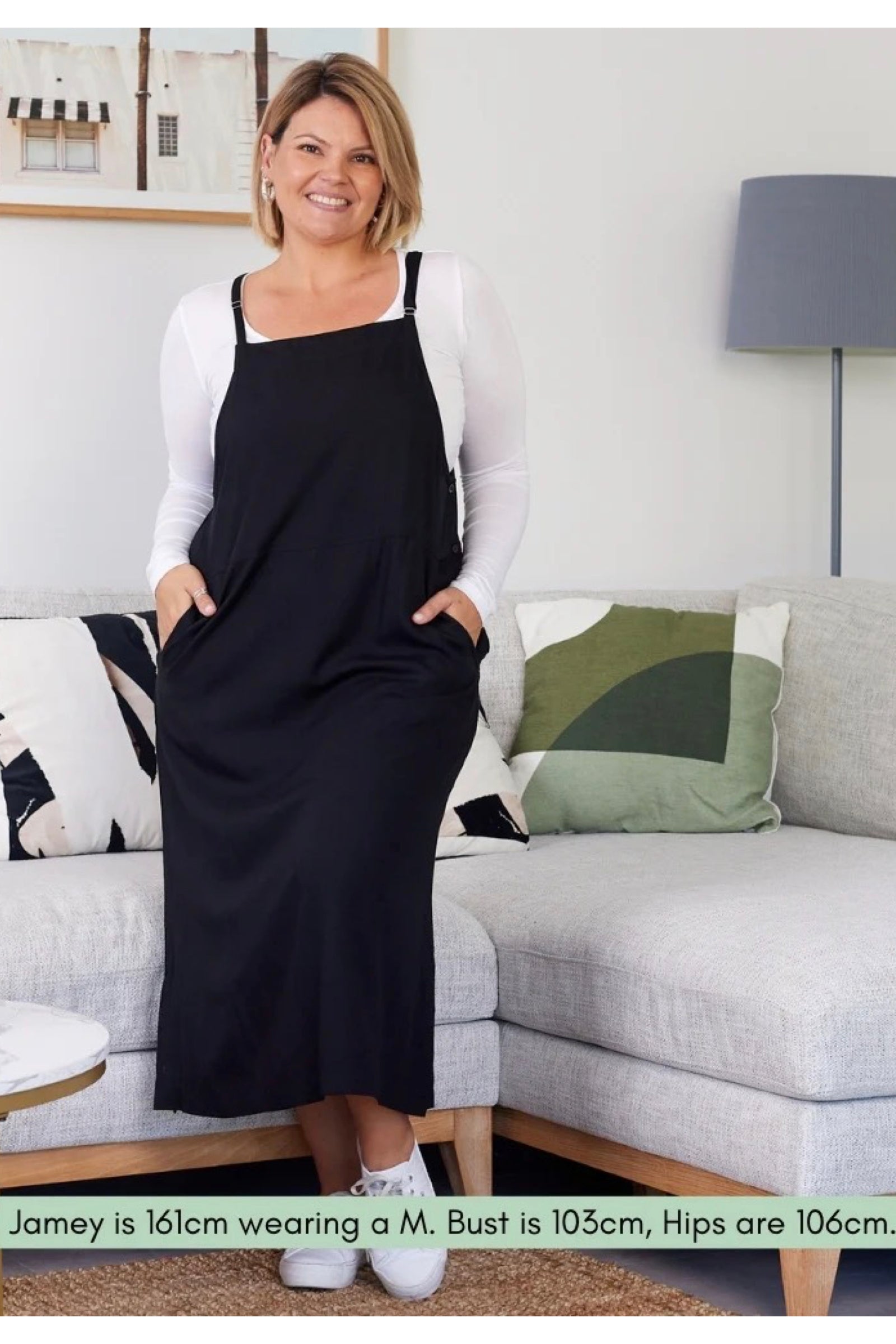 Apron Dress Black – Mint Boutique LTD - All Rights Reserved
