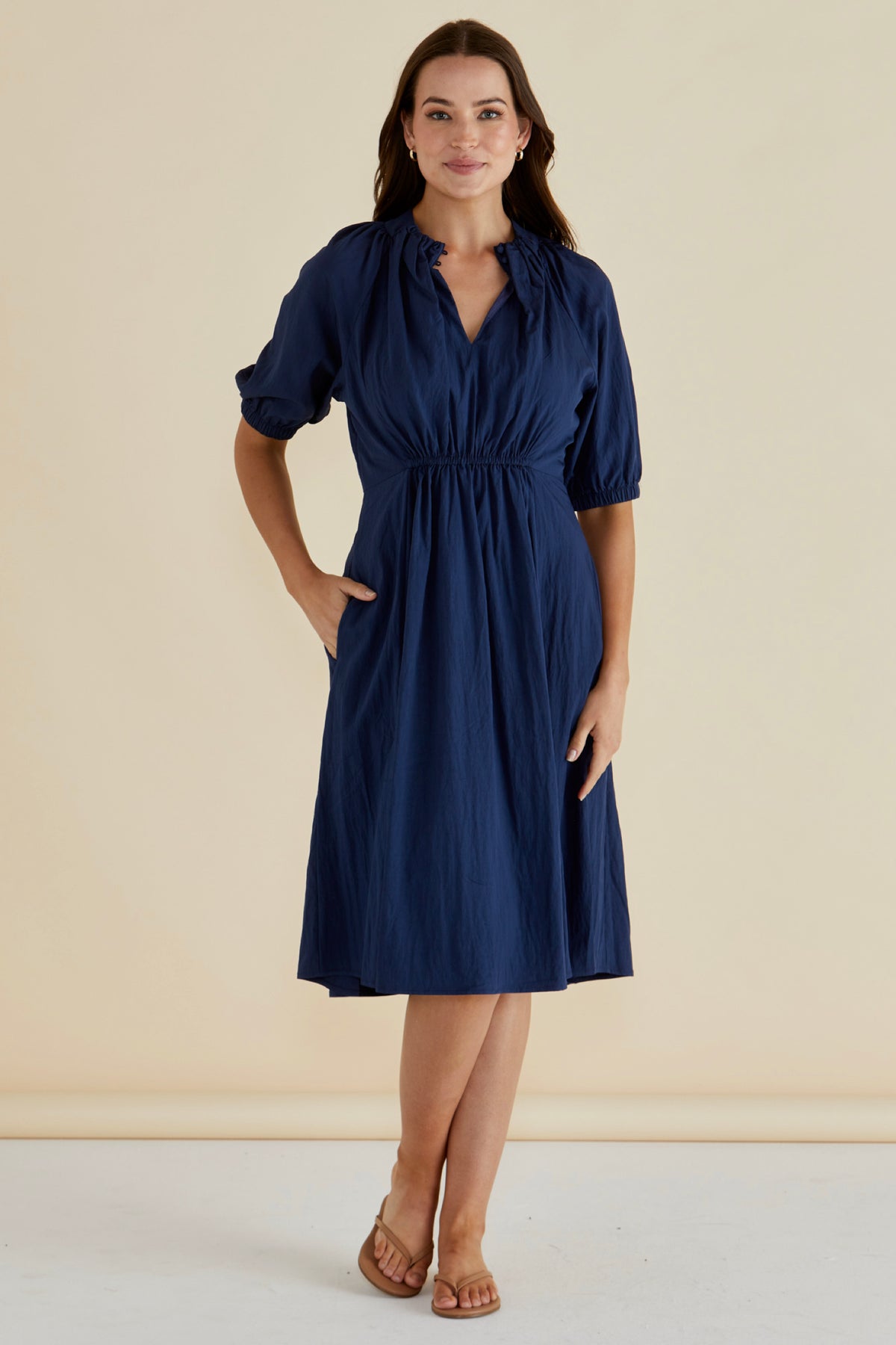 Emery Dress Navy
