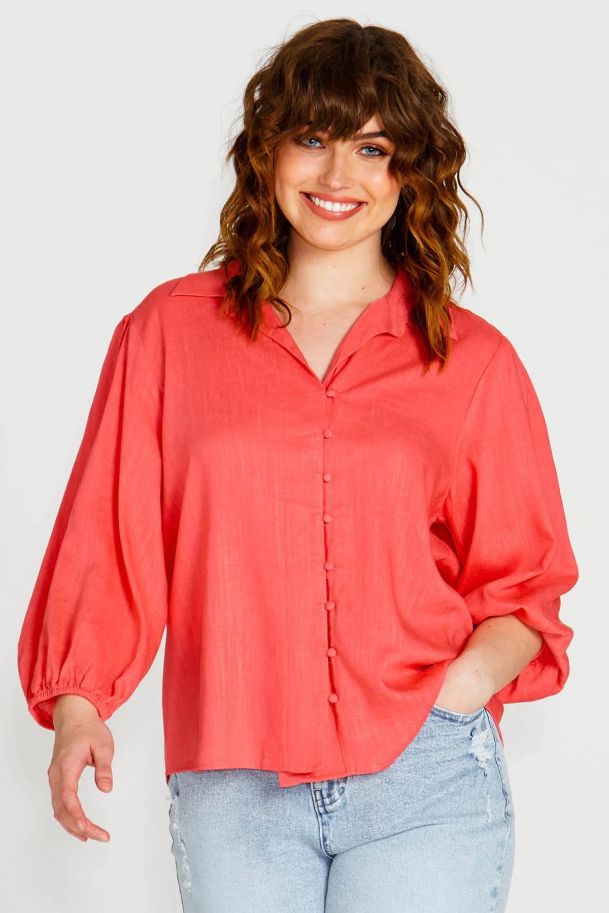 Francesca Relaxed Blouse Pink