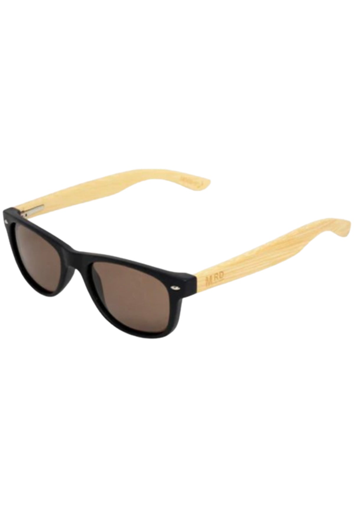 Kids Sunnies Black With Brown Lens