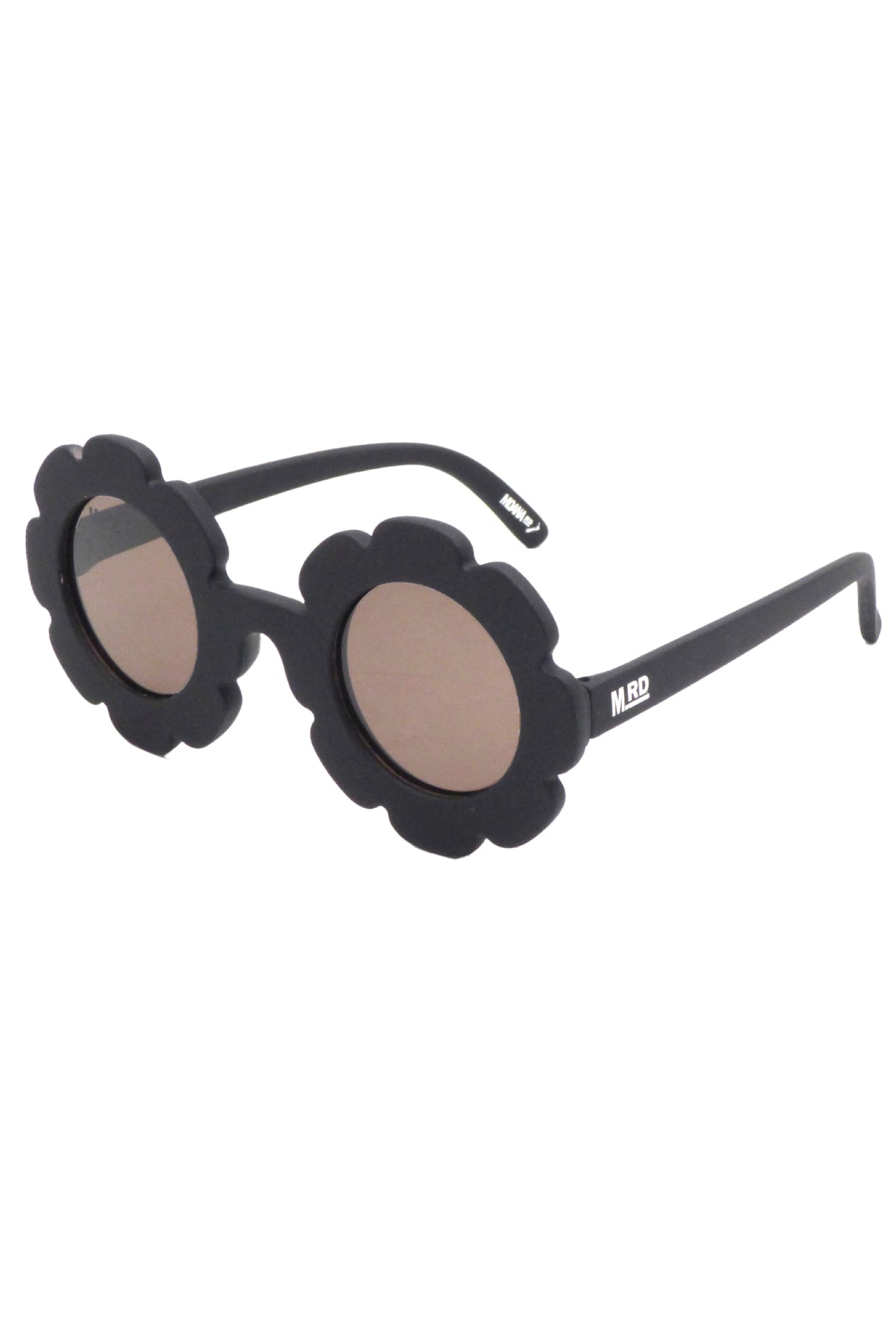 Kids Sunnies- Flower Power Black