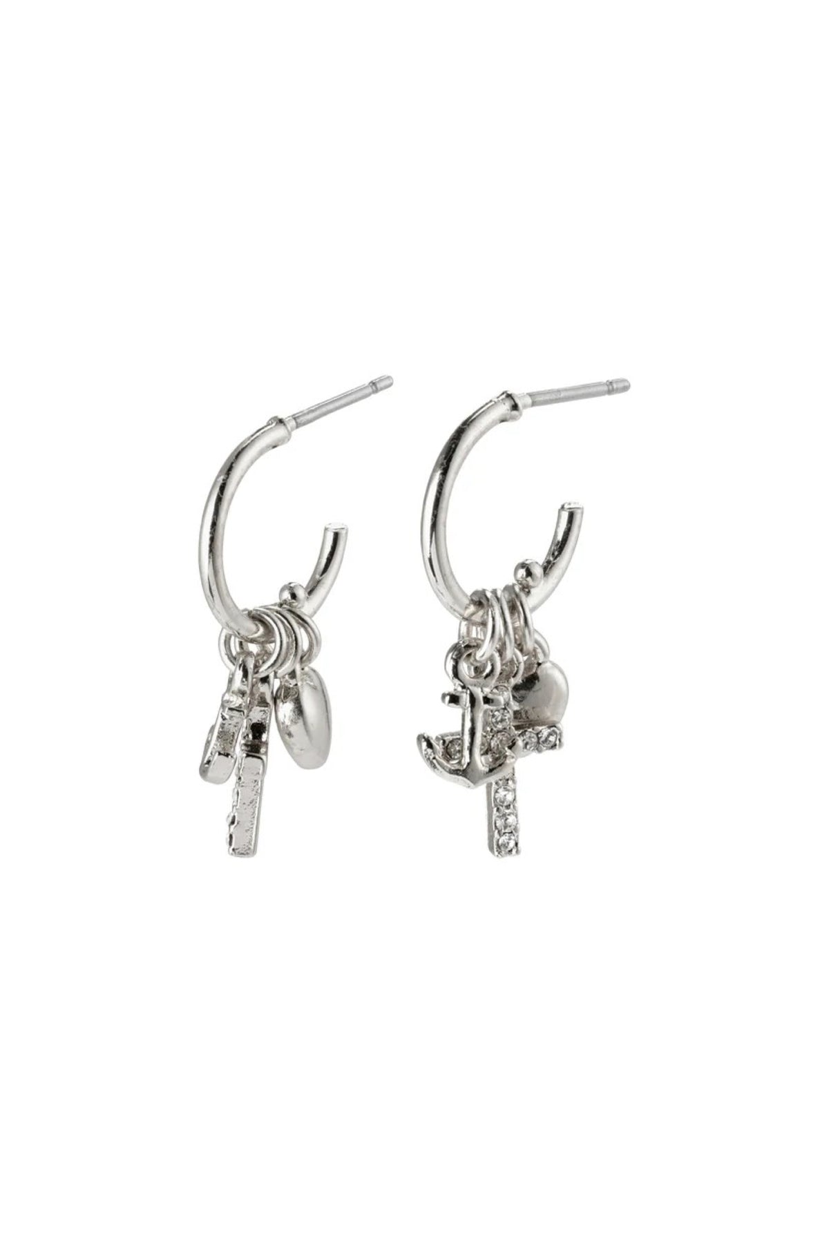 Anet Earrings - Silver Plated