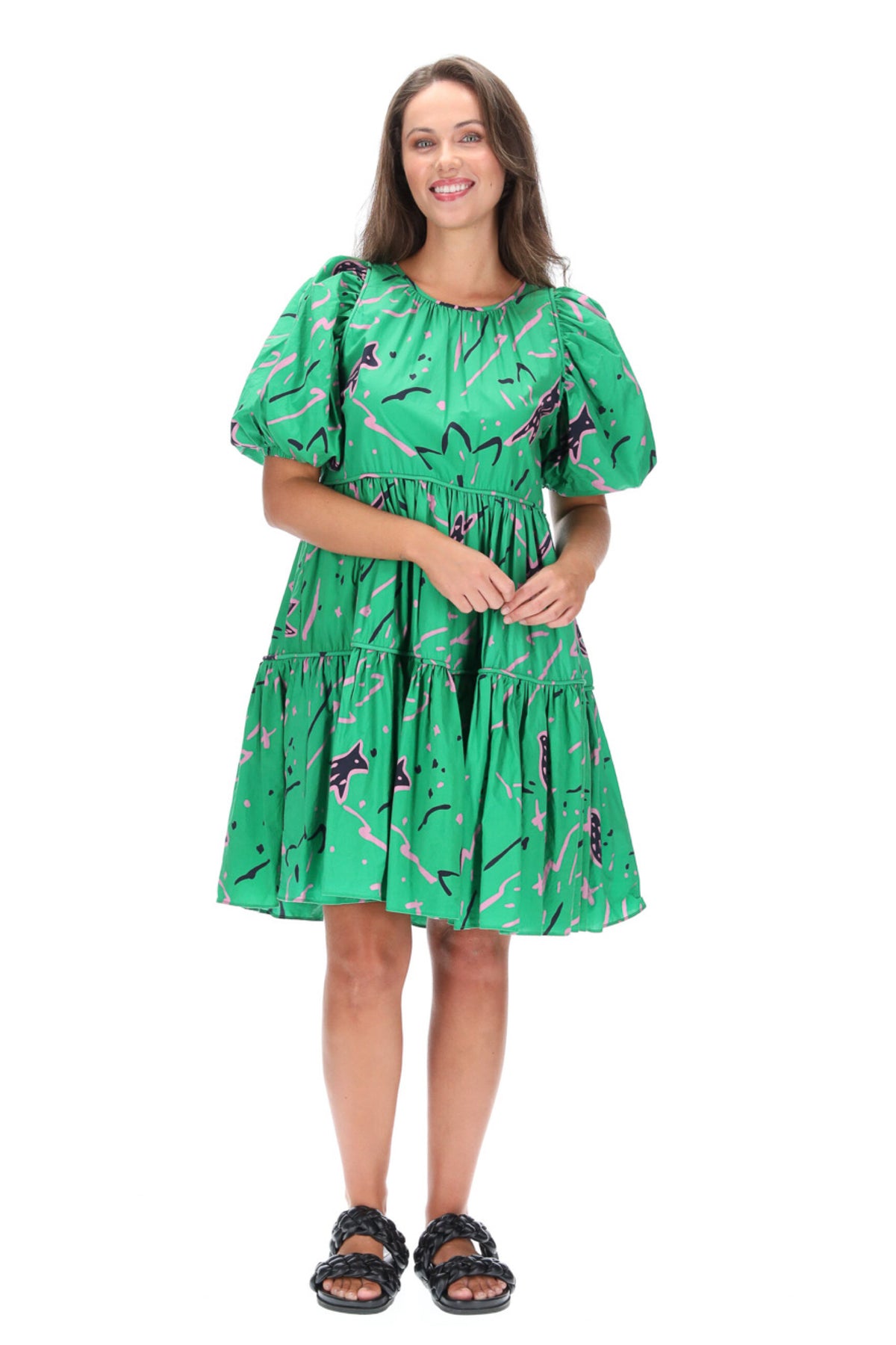 Birdie Dress Lyocell Green