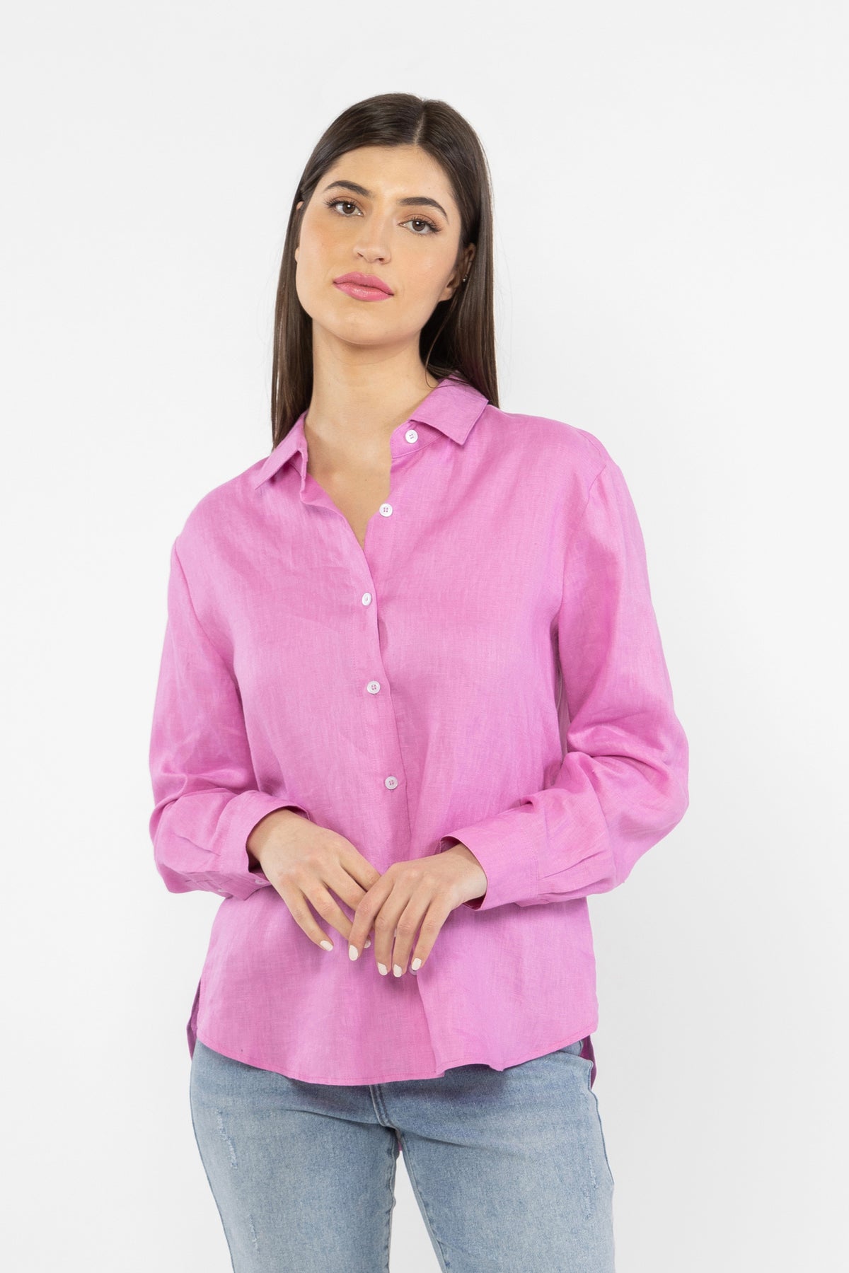 Ultimate Linen Shirt Bubblegum
