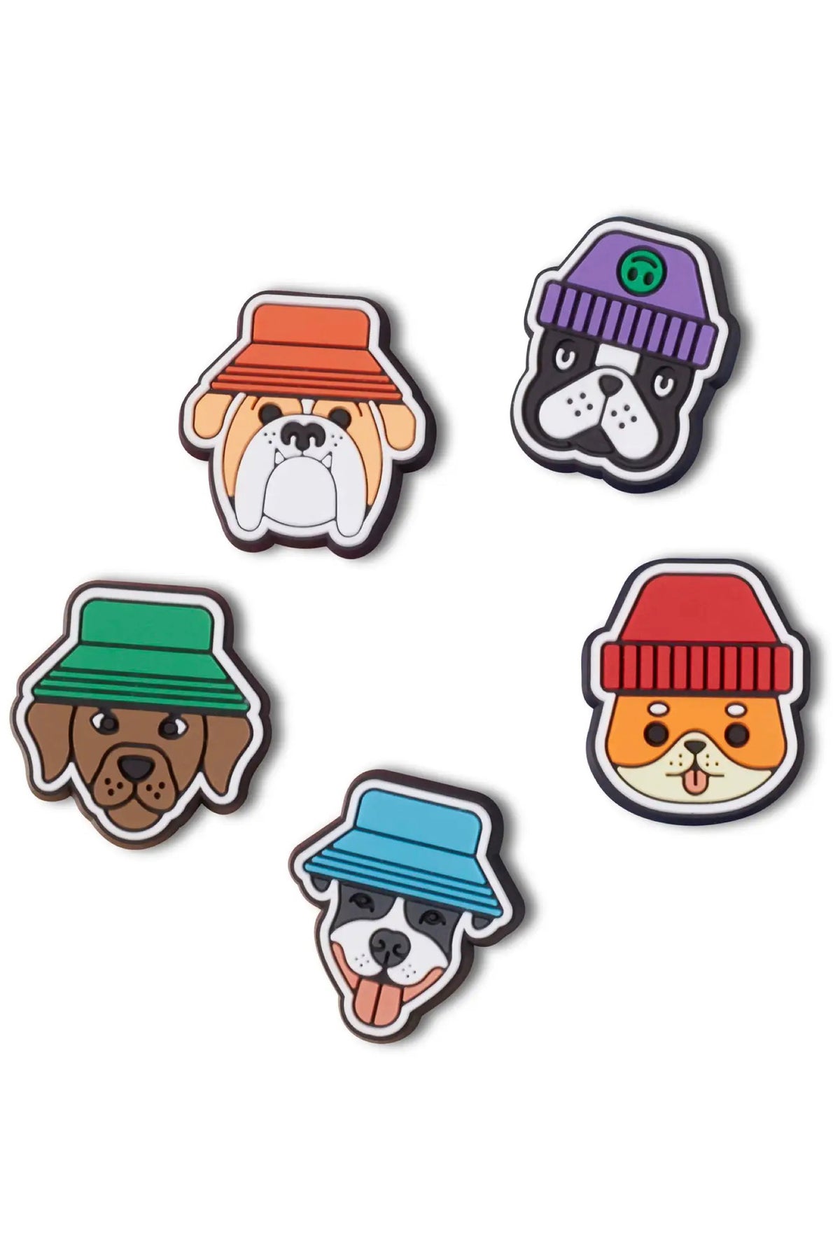 Jibbitz Dogs In Hats 5 Pack