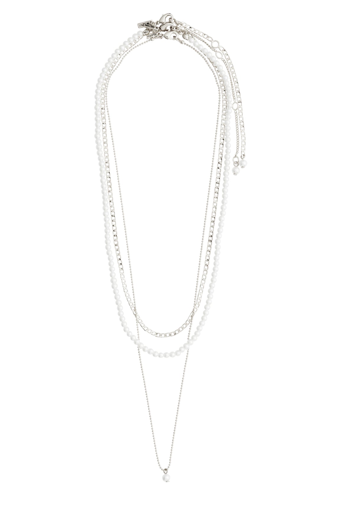Baker Necklace 3 -In-1 Set - Silver Plated