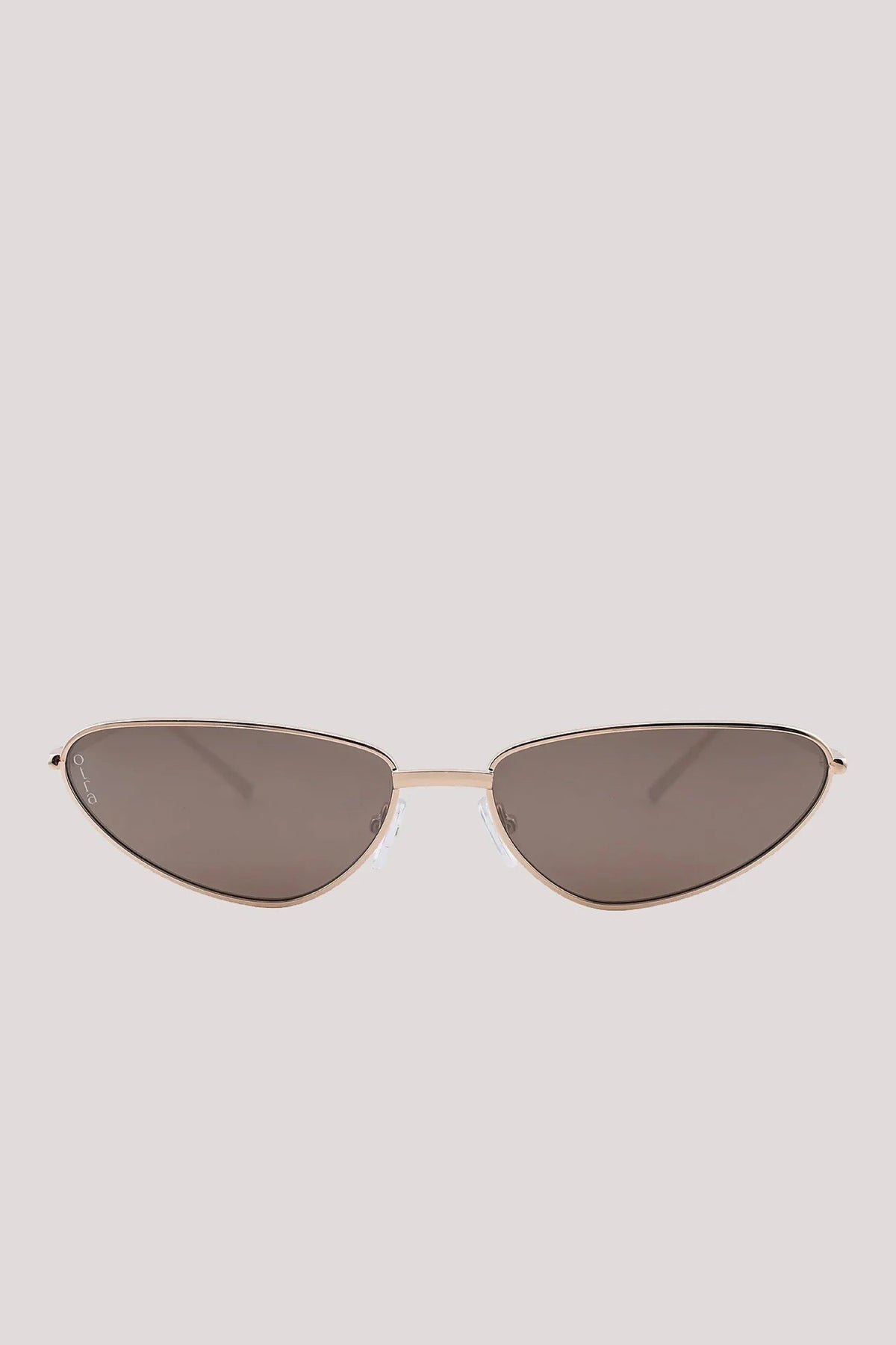 Aster Gold Brown Mirror Sunnies