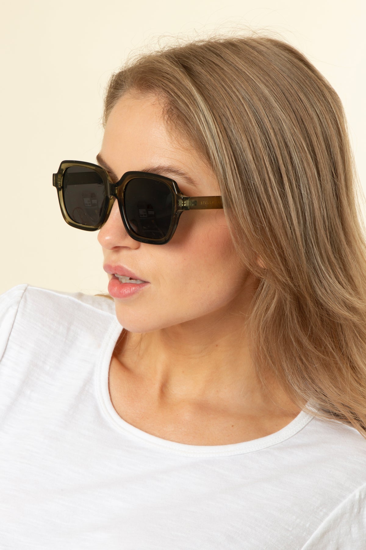 Gisele Olive Sunglasses