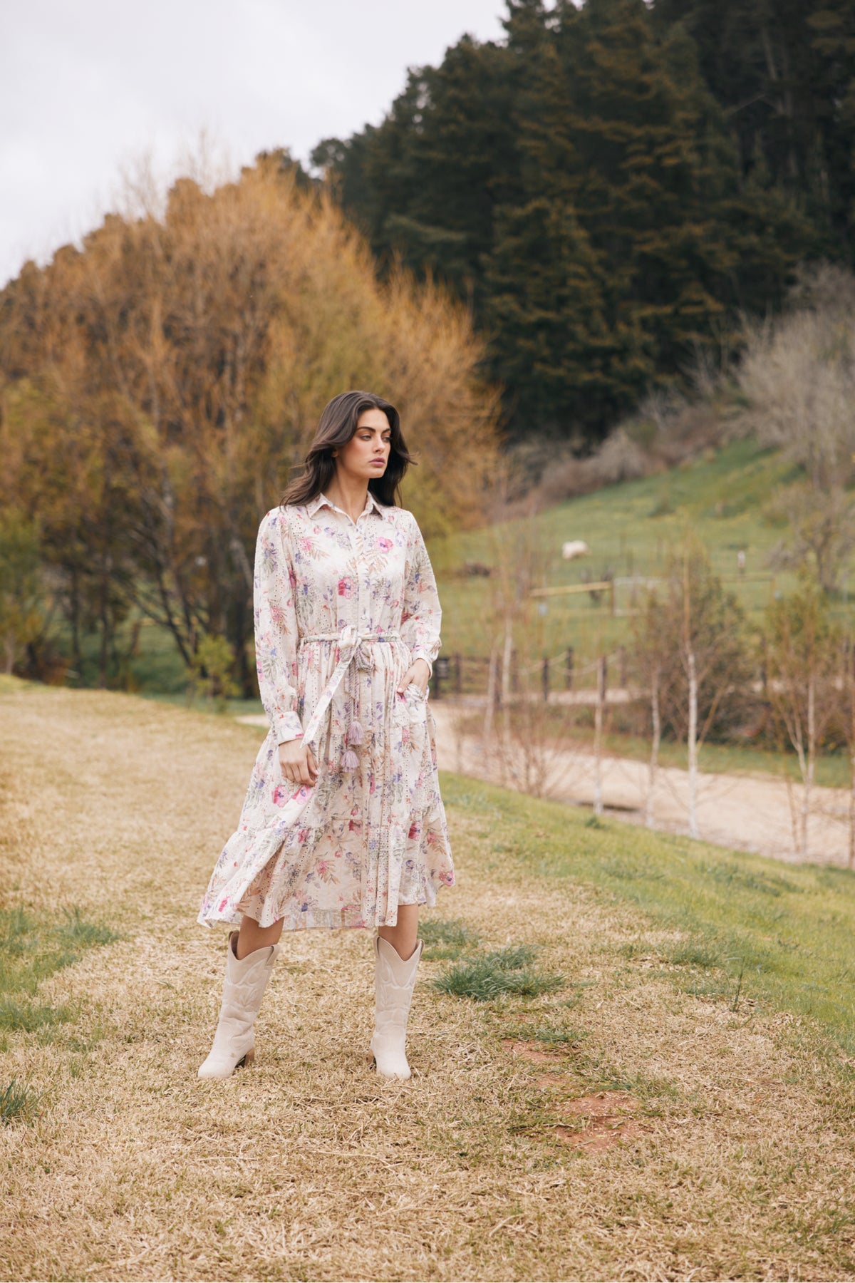 Flower Child Dress Floral Broderie