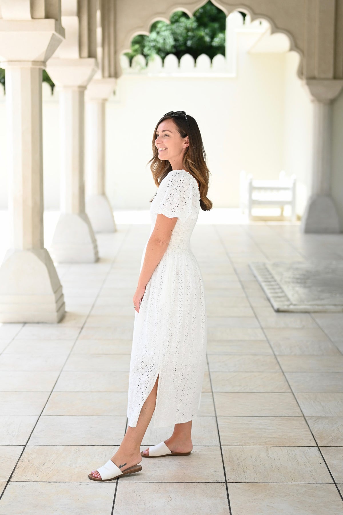 Amalfi Dress White