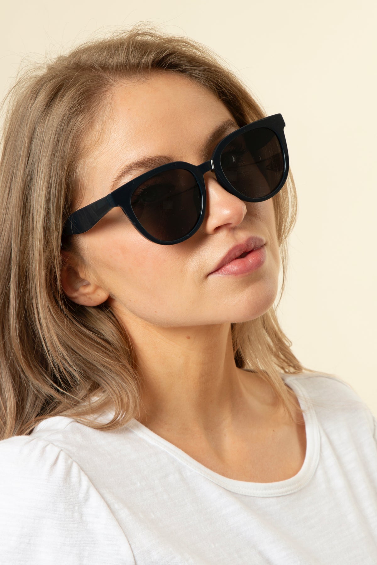Ophelia Navy Sunglasses
