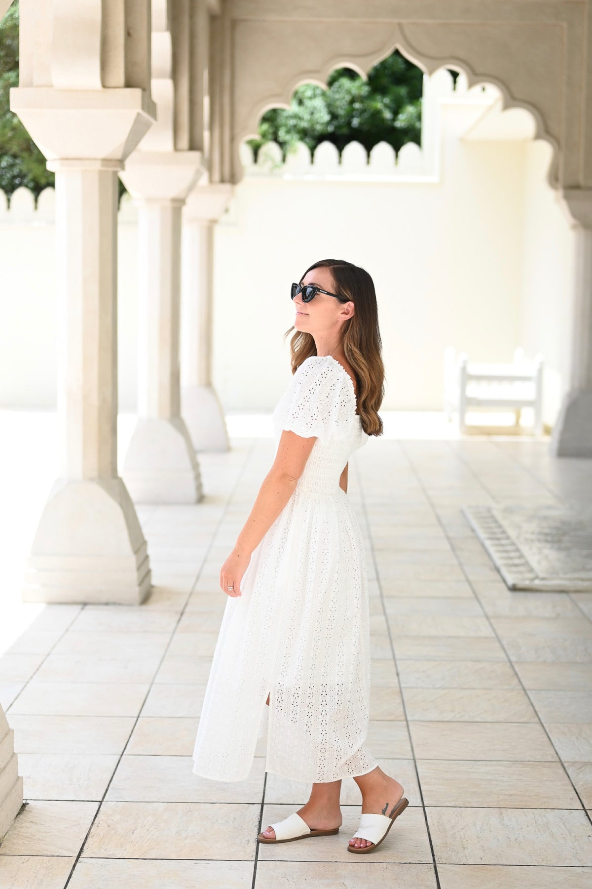 Amalfi Dress White