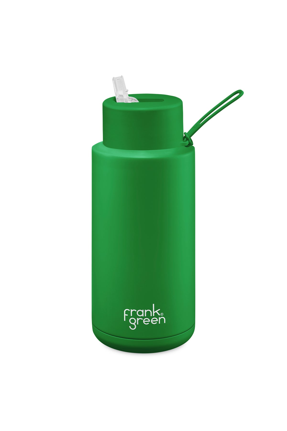 34oz Stainless Steel Reusable Bottle Evergreen With Straw Lid