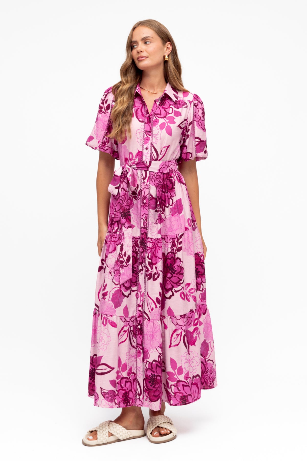 Flirtini Maxi Cerise Dress