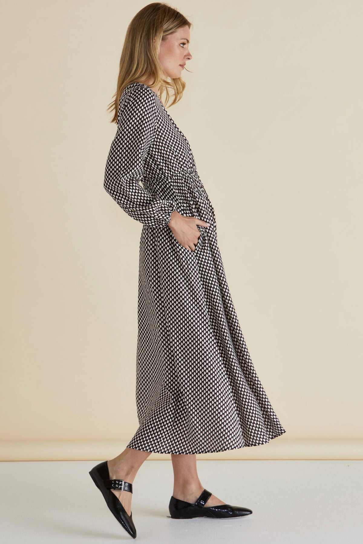 Rippon Dress Chocolate Print