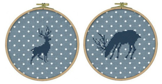 Blue Stags Pair