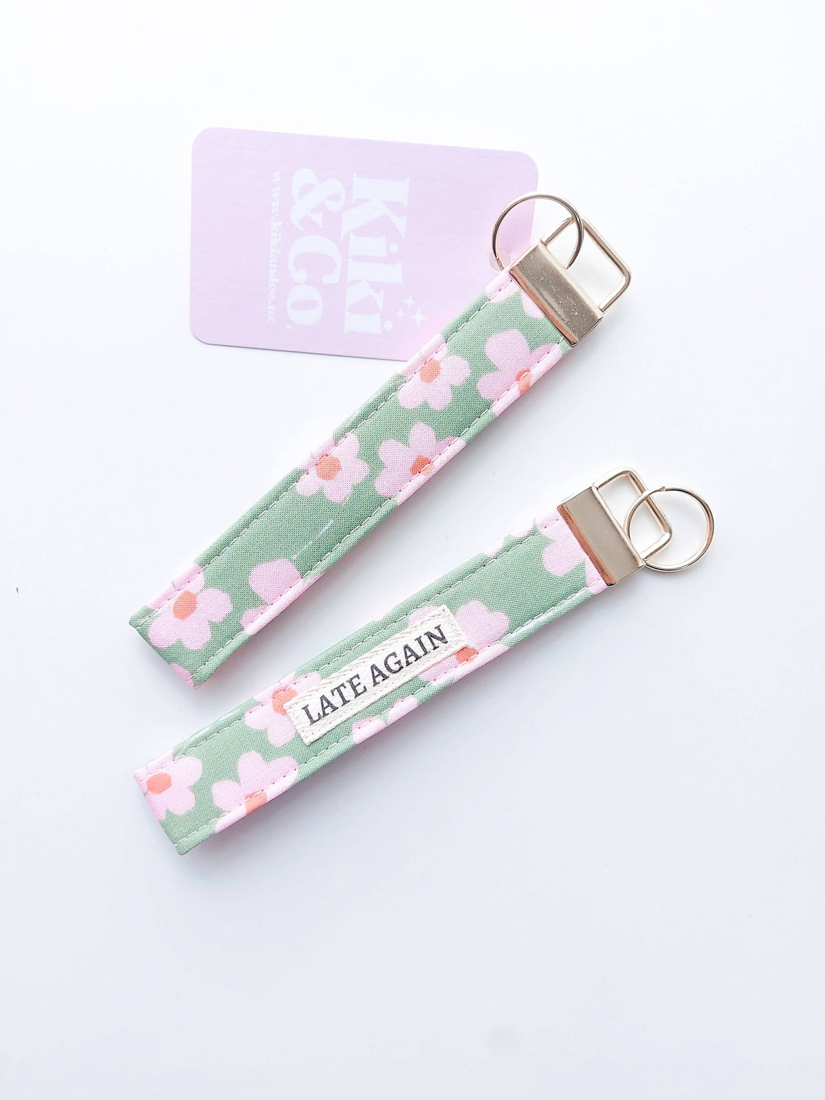 Keychain Green & Pink Joy