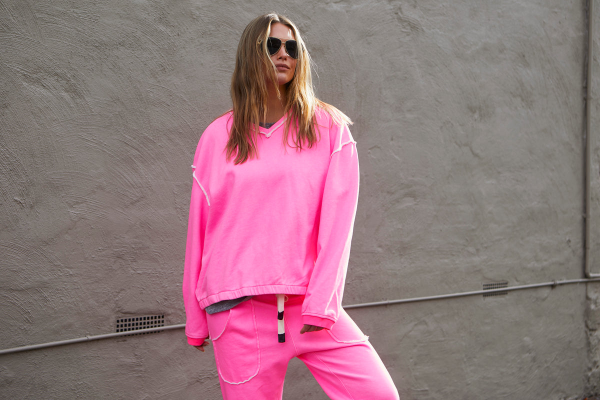 Capri Hot Pink Sweat