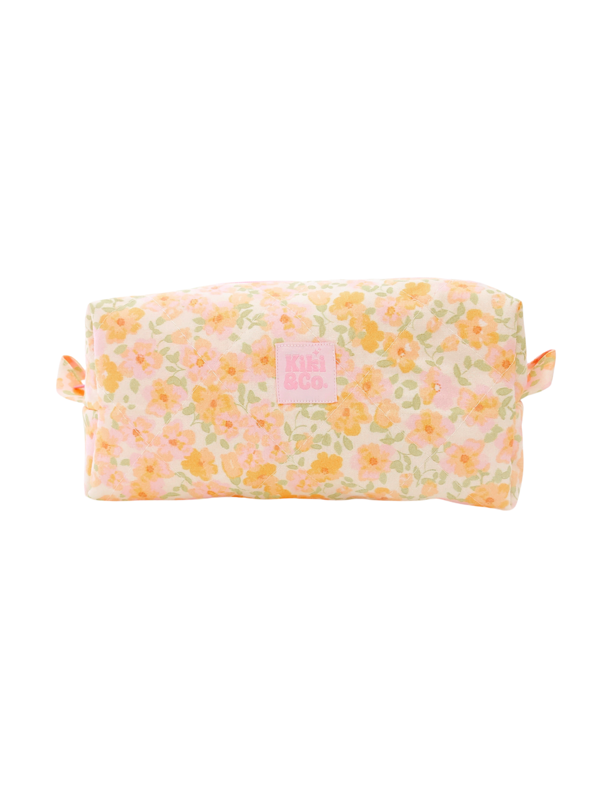 Quilted Makeup Bag Camellia