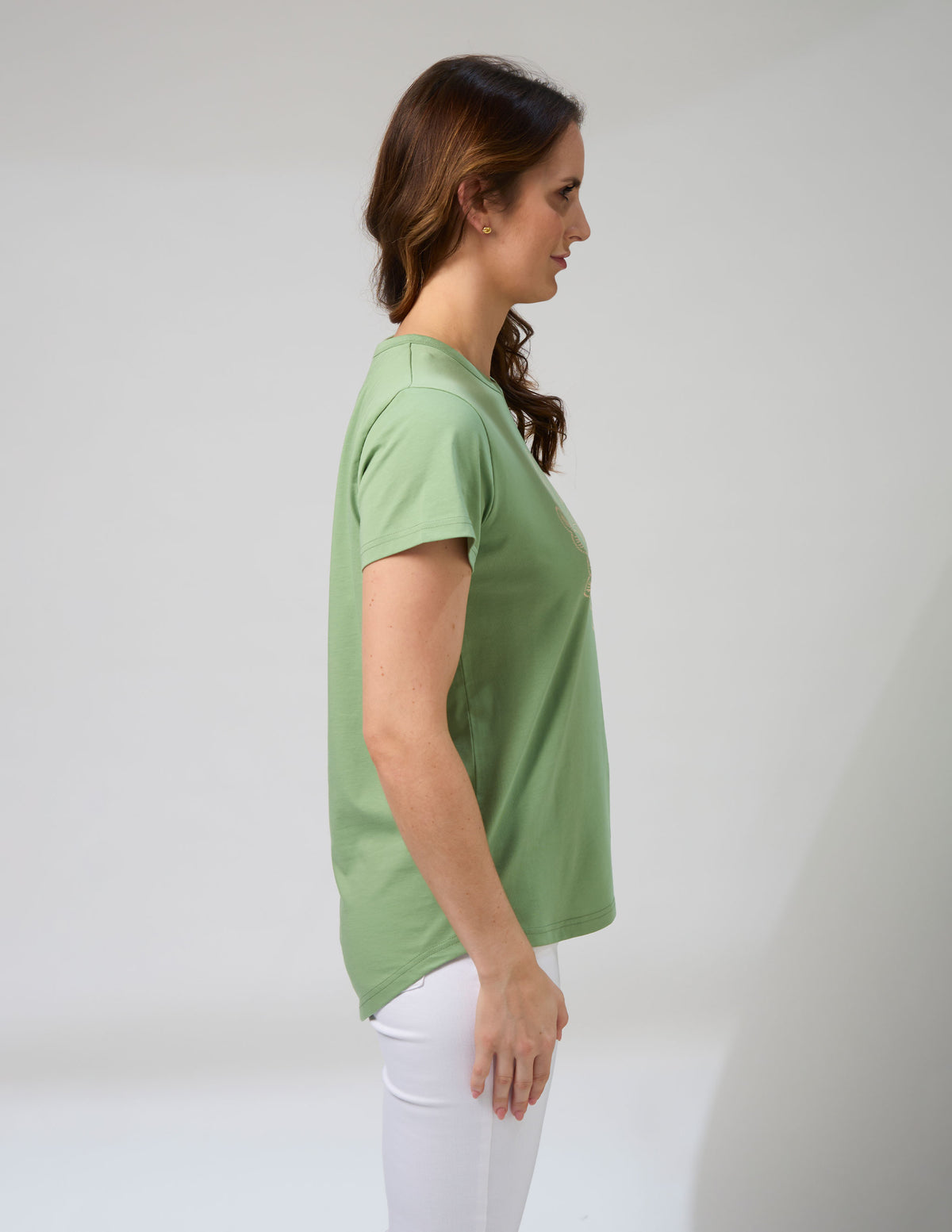 Classic Tee Vintage Green Ibiza Bloom