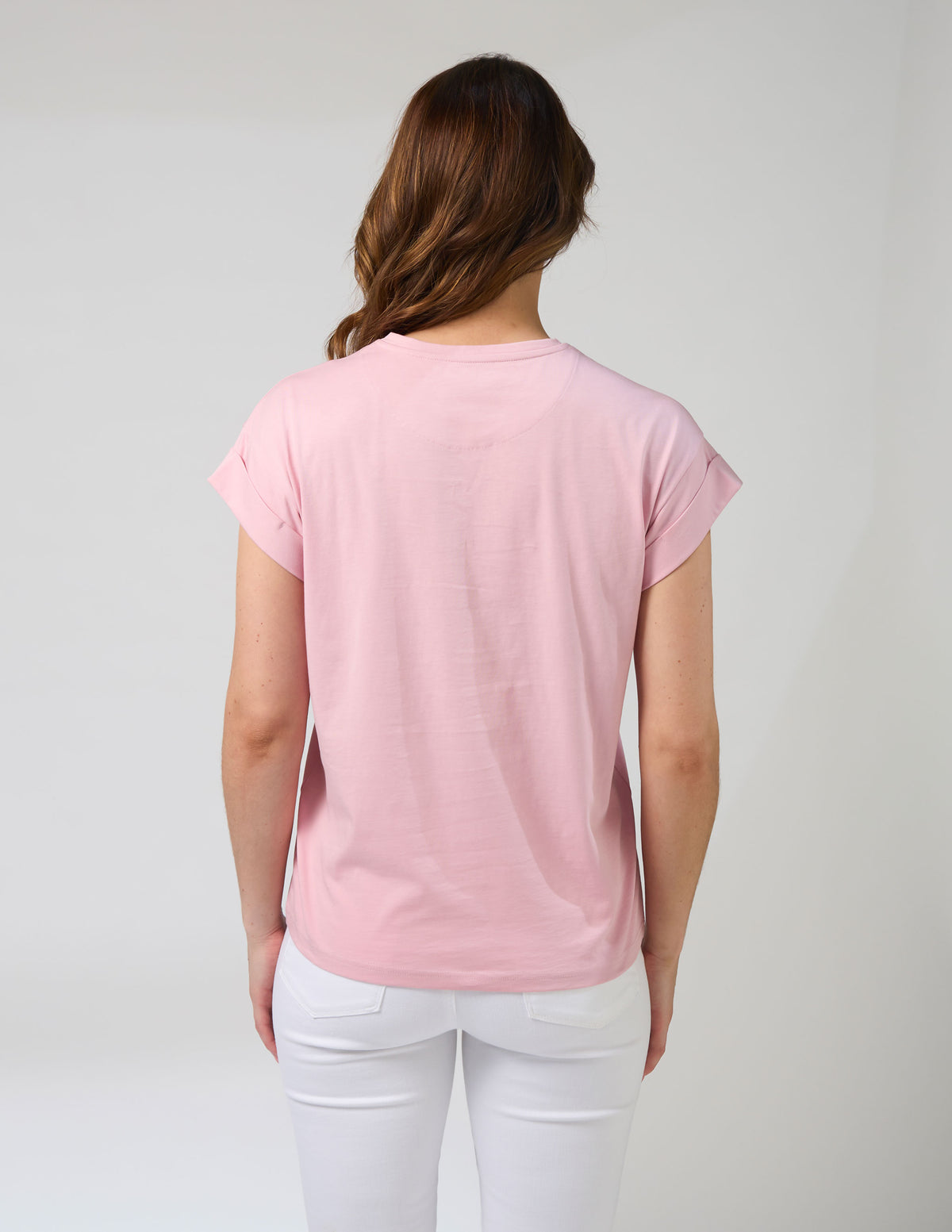 Cuff Tee Mauve Jardin Tile