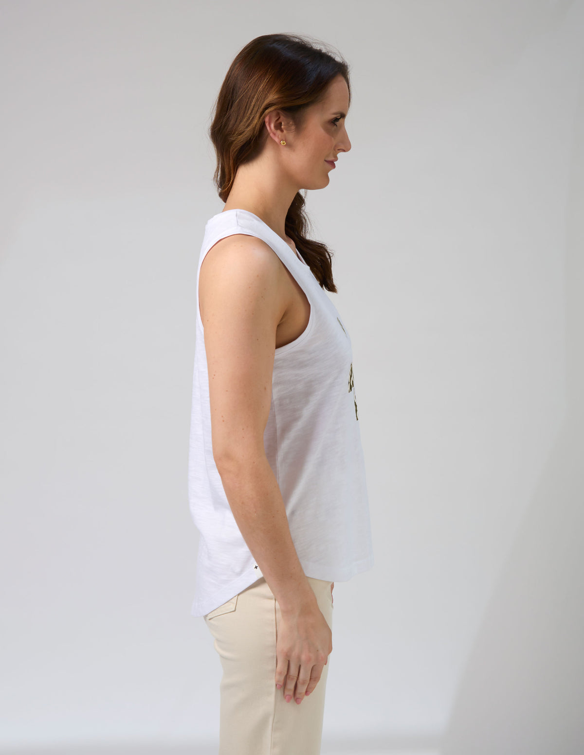Everyday Tank White Fez Cross
