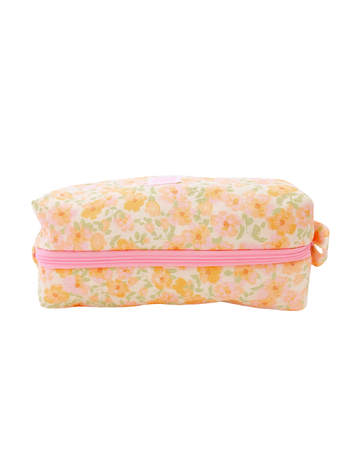 Quilted Makeup Bag Camellia