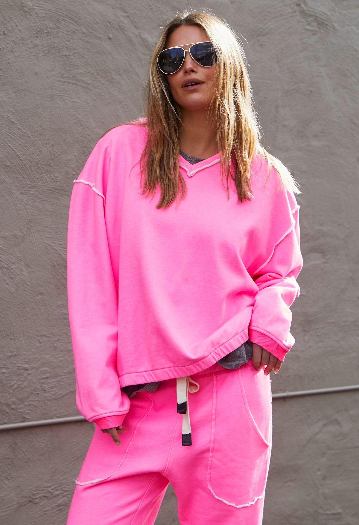 Capri Hot Pink Sweat