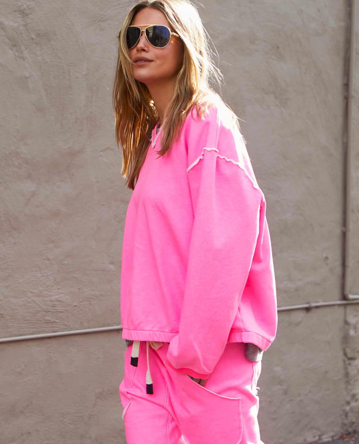 Capri Hot Pink Sweat