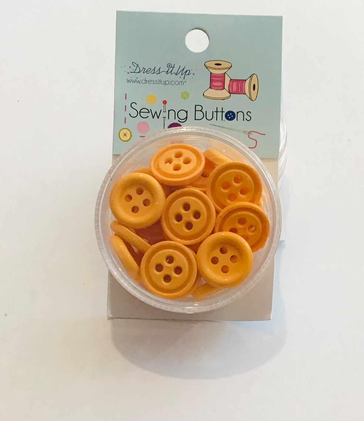 Dress It Up Button - Dark Yellow