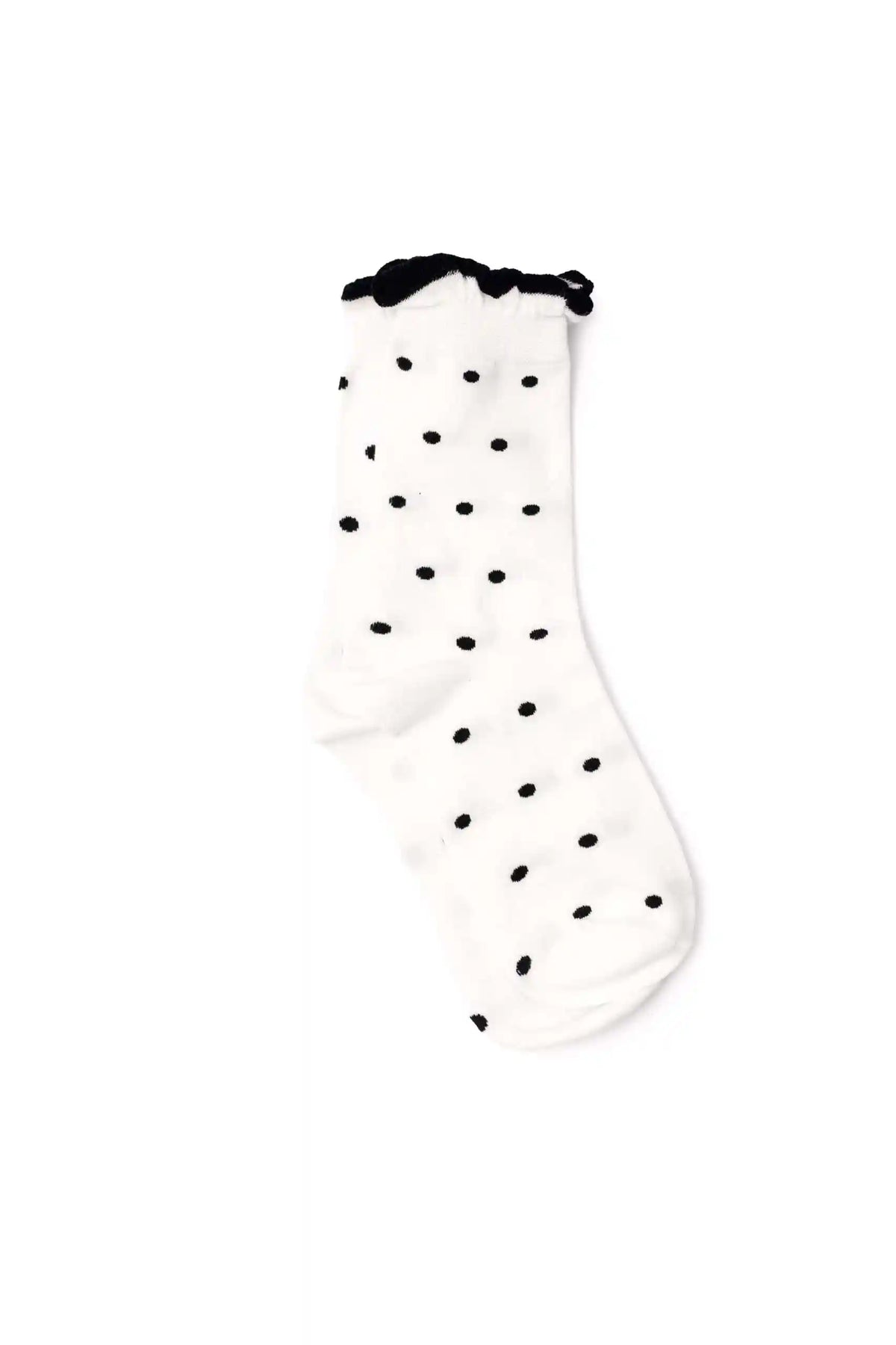 Polka Dot Socks Black