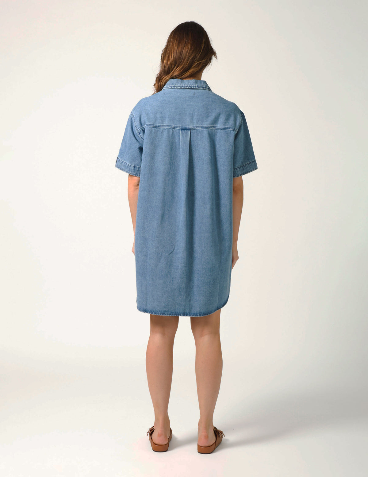Vinnie Dress Blue Denim