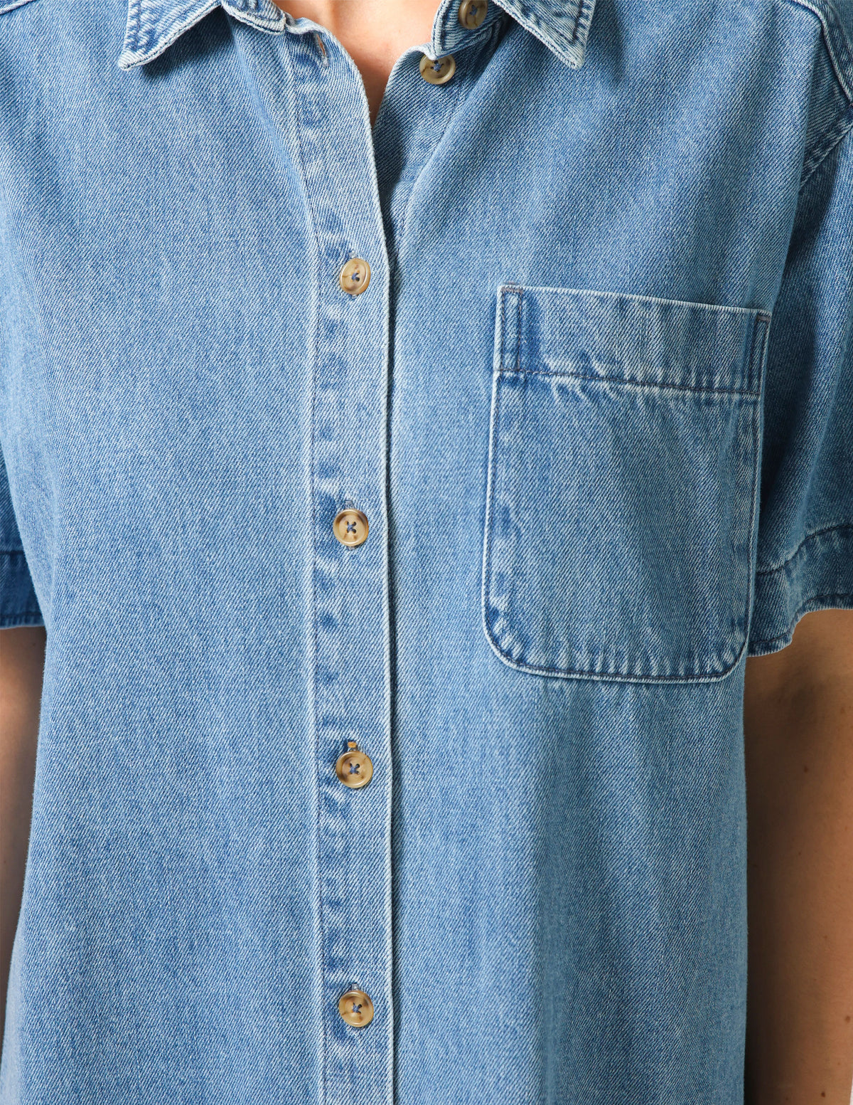 Vinnie Dress Blue Denim
