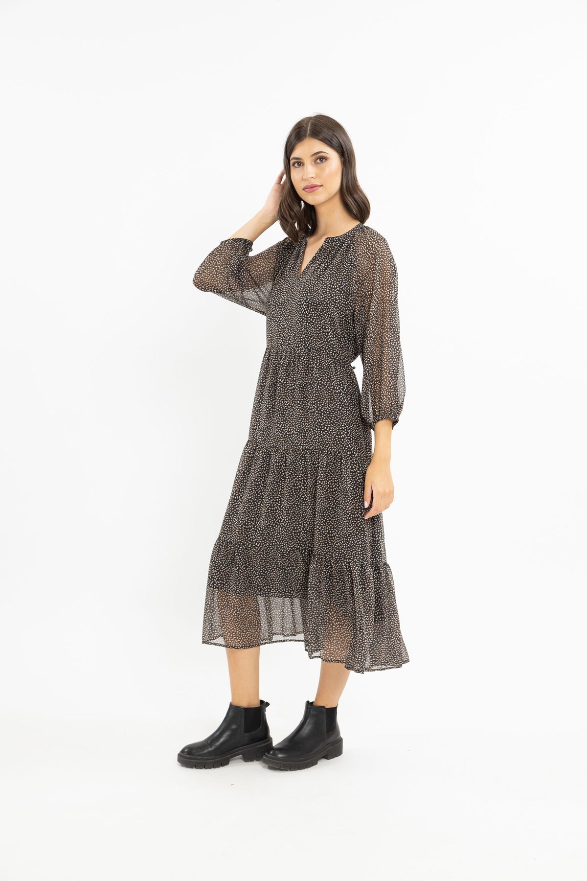 Willow Maxi Dress Chestnut