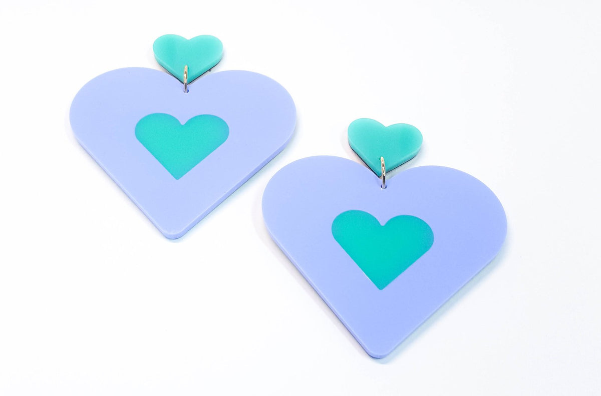 Flossie Earrings Blue/Green