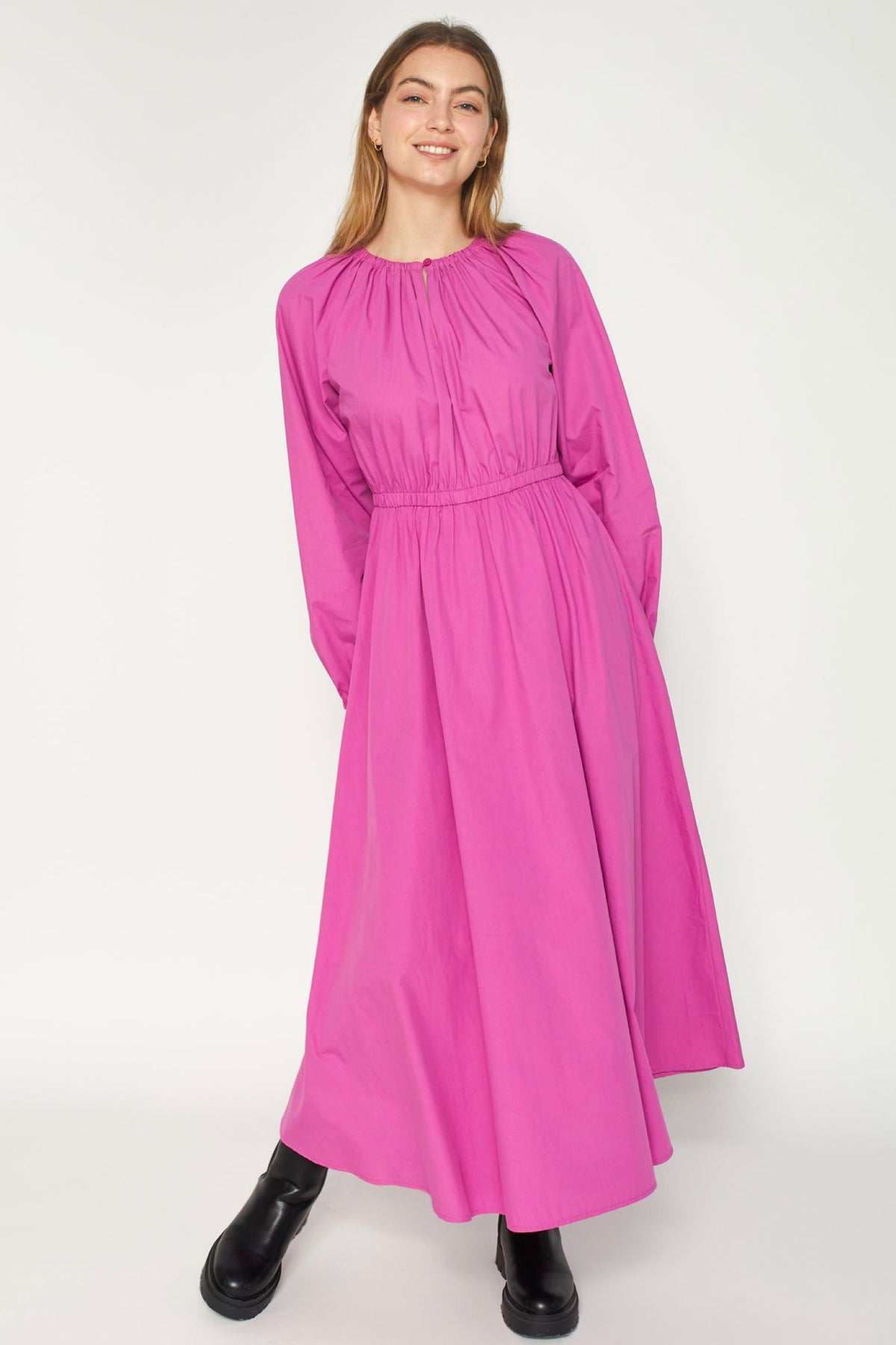 Alexis Dress Electric Pink
