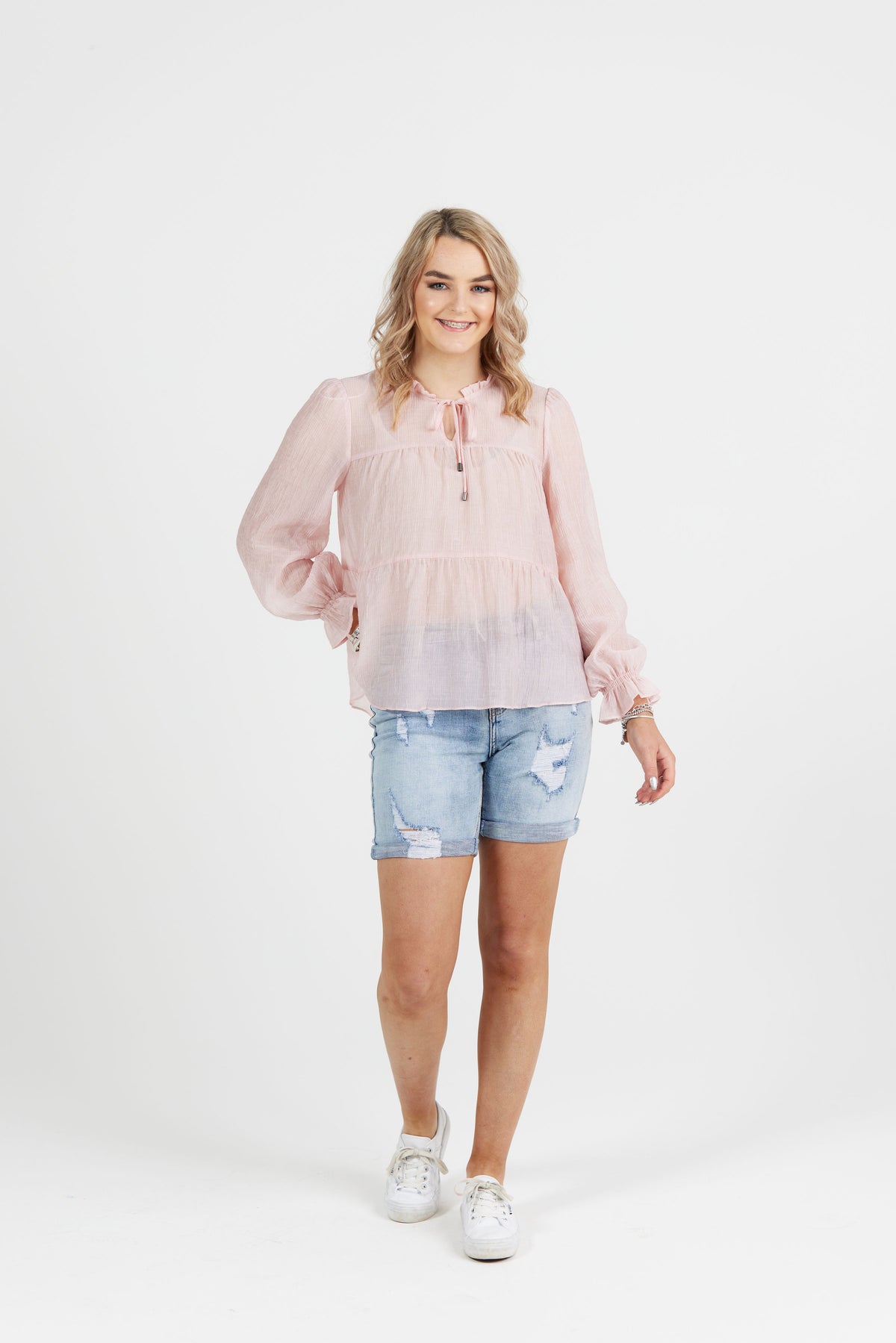 Thriving Top Pale Pink